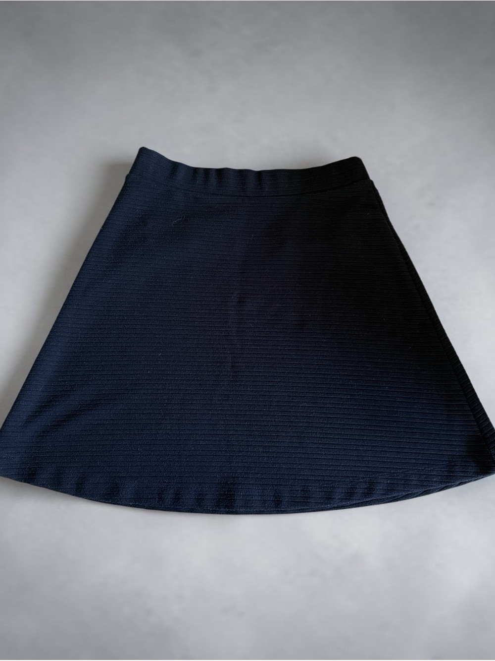Loft Women’s Blue Solid A-Line XS Skirt Great Used Condition